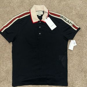 Gucci polo stripped shirt